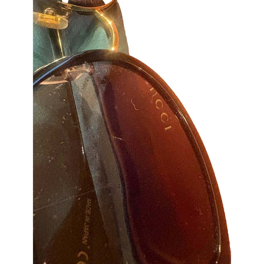 Gucci Oversized Cat Eye Black Gold - Picture 6 of 6